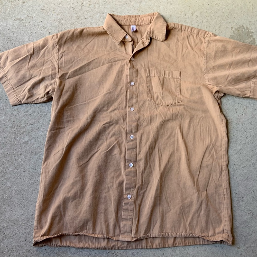 Los Angeles Apparel Cotton Twill Casual Shirt